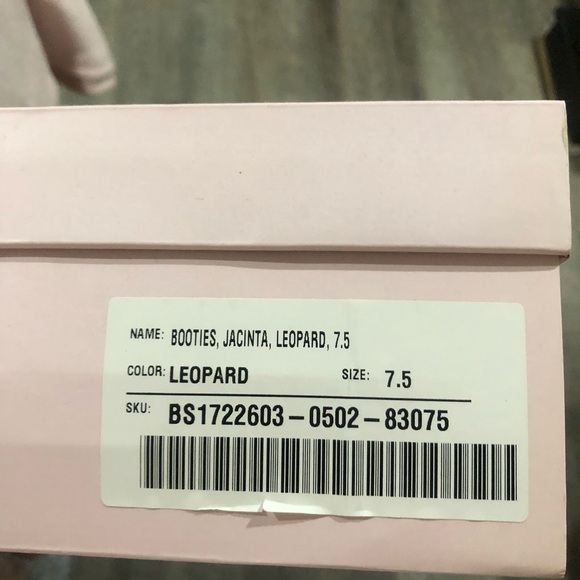 JUST FAB leopard 🐆 print booties - Picture 5 of 6